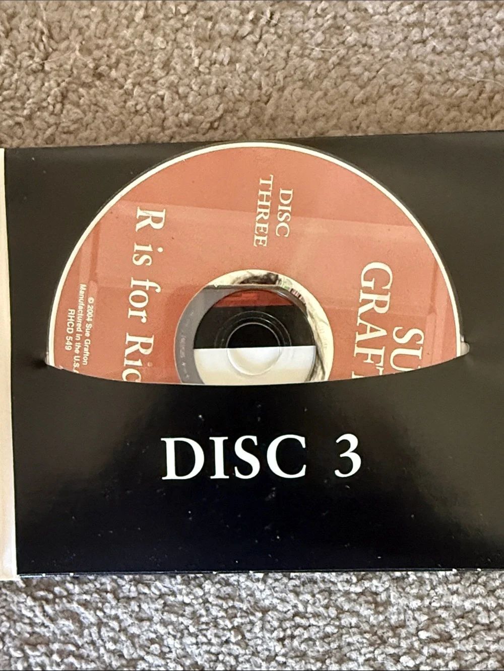 Sue Grafton "R Is for Ricochet" AudioBook! - Picture 4 of 7